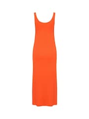 Kaffe Red KAcarmin Sleeveless Jersey Maxi Dress - Image 5 of 5