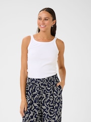Kaffe Blue KAbarton Elasticated Waist Shorts - Image 1 of 5