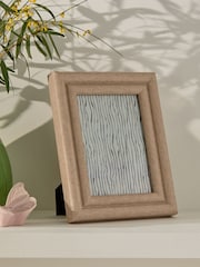 Brown Burlwood Look Chunky Photo Frame - Image 1 of 4