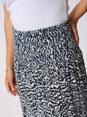 Kaffe Blue KAmaxi A-Line Smock Maxi Skirt - Image 3 of 6
