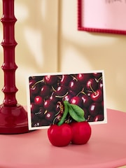 Red Cherry Shaped Photo Holder - Image 2 of 5