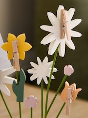 Multi Wooden Flowers Photo Holder - Image 4 of 5