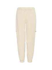 Cream Natural CROtilie Drawstring Waist Trousers - Image 5 of 5