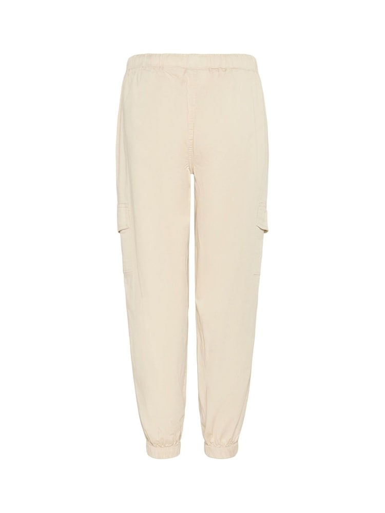 Cream Natural CROtilie Drawstring Waist Trousers - Image 5 of 5 Cream Natural CROtilie Drawstring Waist Trousers - Image 5 of 5