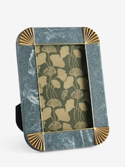 Green Marbled and Gold Decorative Photo Frame - Image 3 of 4