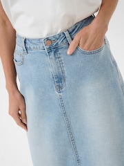 Cream Blue CREbba Denim Skirt - Image 3 of 5