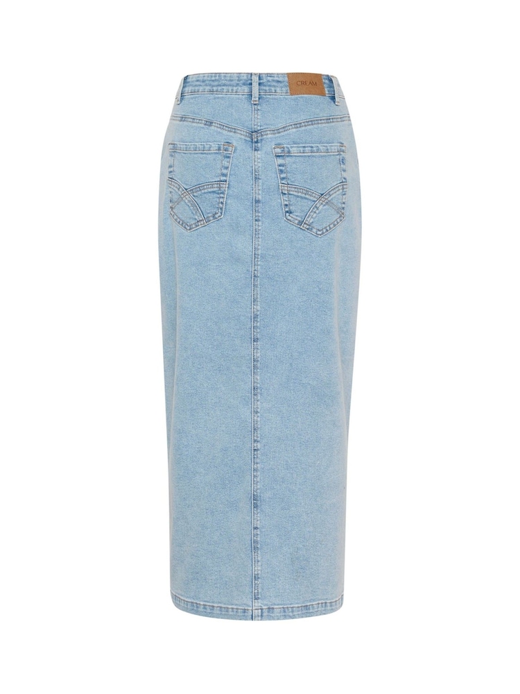Cream Blue CREbba Denim Skirt - Image 5 of 5 Cream Blue CREbba Denim Skirt - Image 5 of 5