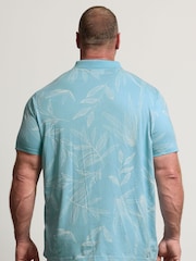 BadRhino Big & Tall Blue 100% Cotton Polo Shirt - Image 3 of 6