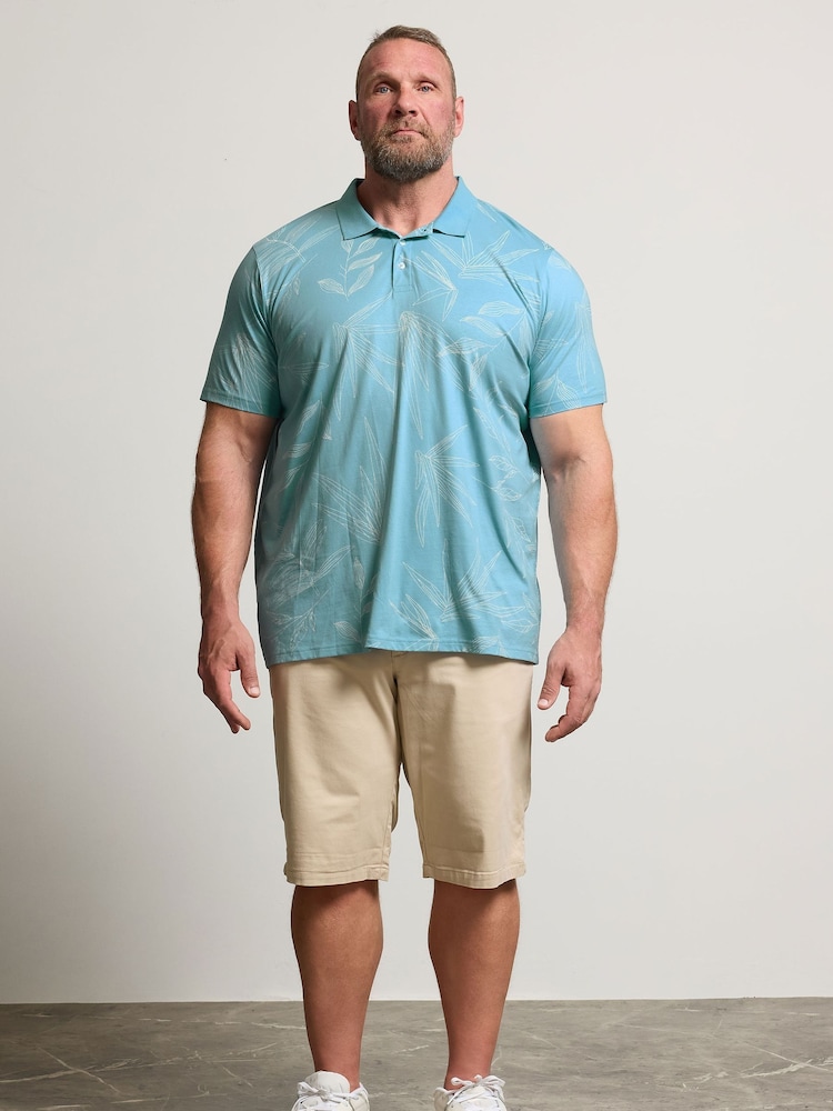 BadRhino Big & Tall Blue 100% Cotton Polo Shirt - Image 6 of 6 BadRhino Big & Tall Blue 100% Cotton Polo Shirt - Image 6 of 6