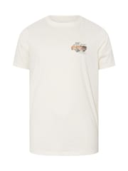 BadRhino Big & Tall White Racing Car 100% Cotton T-Shirt - Image 5 of 6