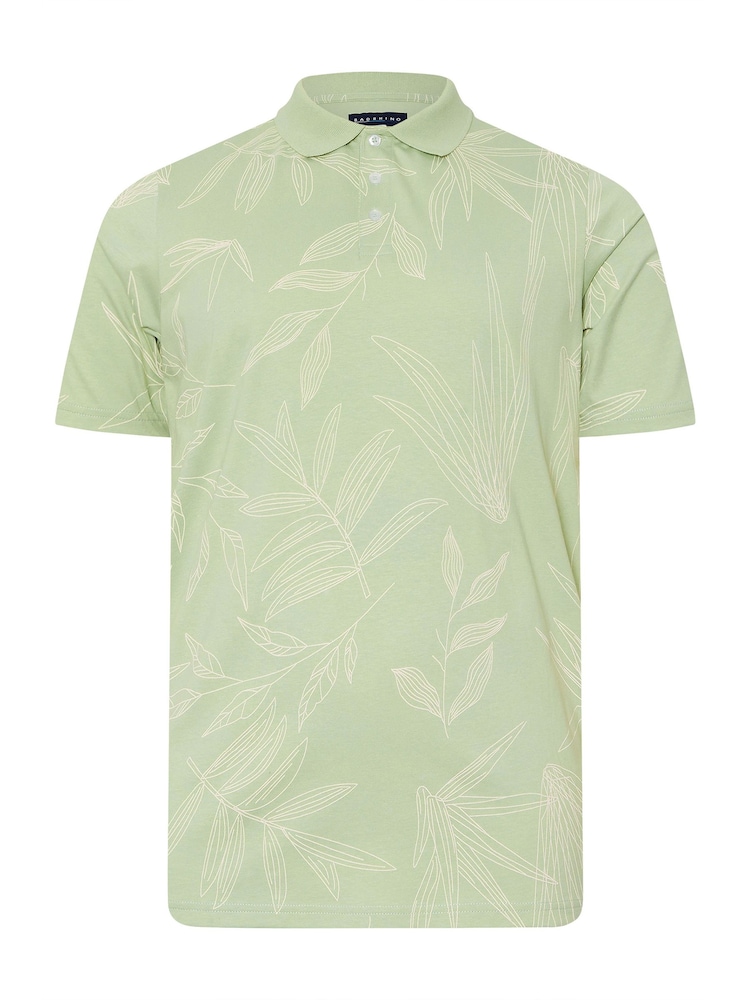 BadRhino Big & Tall Green 100% Cotton Polo Shirt - Image 1 of 2