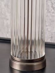 Pacific Lifestyle Clear Ciara Glass and Metal Table Lamp - Image 3 of 5