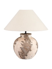 Pacific Lifestyle Antique Lulia Antique Finish Stoneware Table Lamp - Image 4 of 5