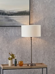 Pacific Lifestyle Antique Bronze Piero Metal Candlestick Table Lamp - Image 1 of 4