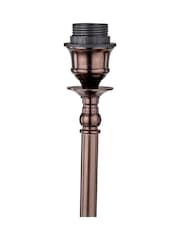 Pacific Lifestyle Antique Bronze Piero Metal Candlestick Table Lamp - Image 4 of 4