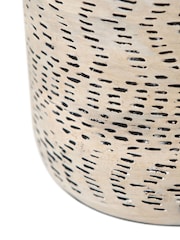 Pacific Lifestyle Natural Atouk Textured Stoneware Table Lamp - Image 4 of 5