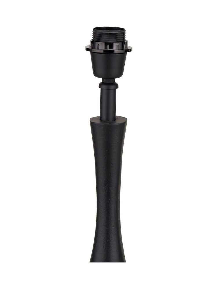 Pacific Lifestyle Black Llora Metal Curved Table Lamp - Image 4 of 4