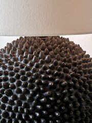 Pacific Lifestyle Black Wrenley Ceramic Sea Urchin Table Lamp - Image 2 of 4