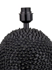 Pacific Lifestyle Black Wrenley Ceramic Sea Urchin Table Lamp - Image 4 of 4