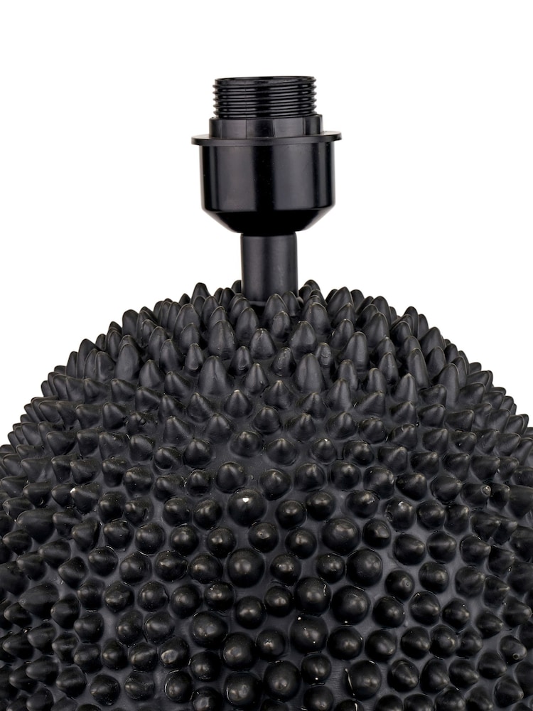 Pacific Lifestyle Black Wrenley Ceramic Sea Urchin Table Lamp - Image 4 of 4