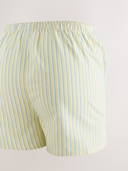 Orange/Blue Stripe 4 pack Woven Pure Boxers - Image 3 of 8