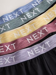 Black Pastel Waistband 5 Pack Loose Boxers - Image 8 of 9