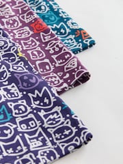 أحمر/أزرق - Tot Cat License Hipster Boxers - صورة 7 من 7