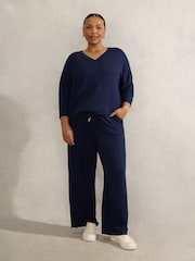 Live Unlimited Blue Curve Lightweight Supersoft 3/4 Sleeve Top - Image 2 of 4