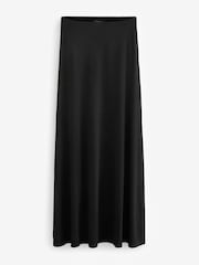 Live Unlimited Black Curve Bandeau Jersey Maxi Dress - Image 1 of 1