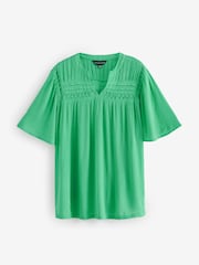 Live Unlimited Curve Crinkle Smocked Top - Imagem 1 de 1