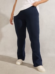 Live Unlimited Blue Curve Petite Jersey Boot Cut Leggings - Image 2 of 3