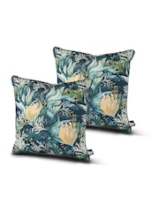 Extreme Lounging 2 Pack Blue Outdoor Reef Cushions - Image 1 of 1