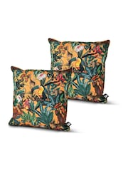 Extreme Lounging 2 Pack Yellow Outdoor Wild Life B Cushions - Image 1 of 1