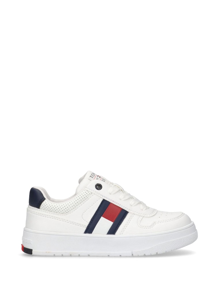 Кроссовки на каблуке с контрастным логотипом Tommy Hilfiger - Изображение 1 из 5