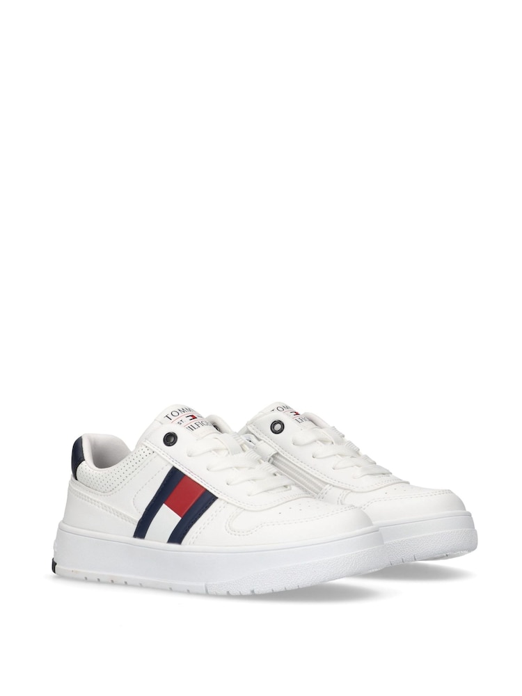 Кроссовки на каблуке с контрастным логотипом Tommy Hilfiger - Изображение 2 из 5