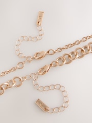 Goldfarben - Heart Cluster Two Row Necklace - Bild 6 von 6