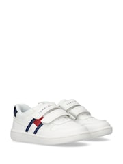 Tommy Hilfiger Flag Bajo Cut Velcro Trainers - Imagen 2 de 5