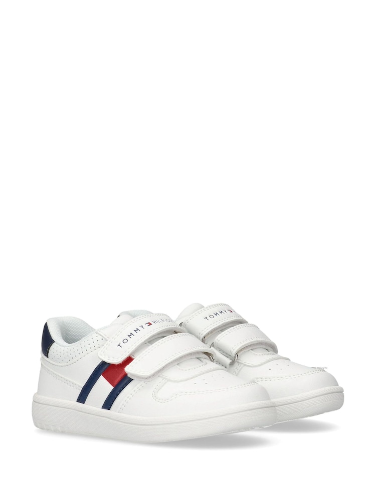 Tommy Hilfiger Flag Bajo Cut Velcro Trainers - Imagen 2 de 5