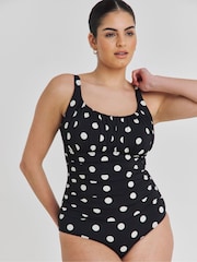 Simply Be Black Magisculpt Lose Up To An Inch Swimsuit - Image 1 of 4