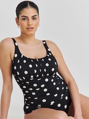Simply Be Black Magisculpt Lose Up To An Inch Swimsuit - Image 4 of 4