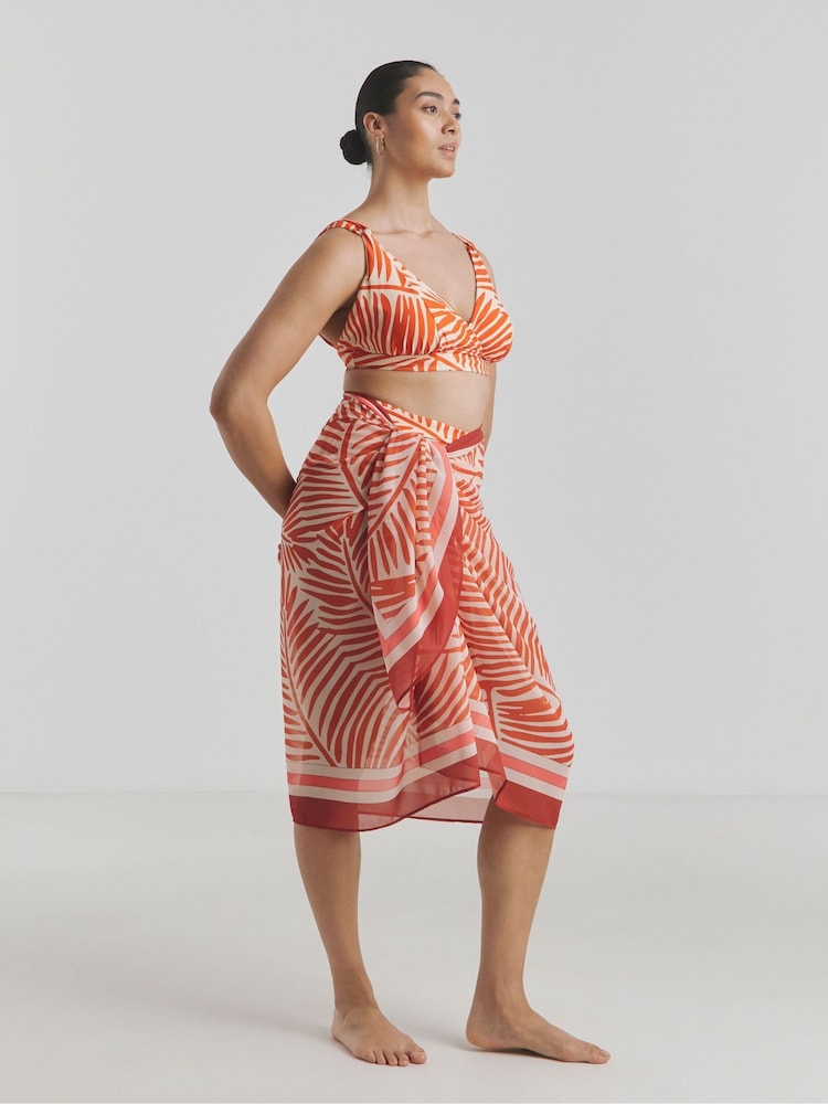 Simply Be Orange Magisculpt Midi Sarong - Image 1 of 4