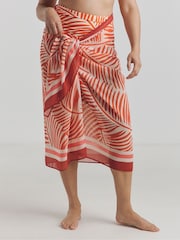 Simply Be Orange Magisculpt Midi Sarong - Image 4 of 4