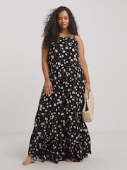 Simply Be Daisy Print Maxi Value Beach Dress - Image 1 of 4