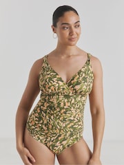 Simply Be Green Magisculpt Lose Up To An Inch Swimsuit - Image 4 of 4