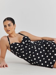 Simply Be Black Magisculpt Shaping Swimdress - Image 1 of 4