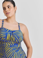 Simply Be Blue Magisculpt Bandeau Tankini Tops 2 Pack - Image 5 of 5
