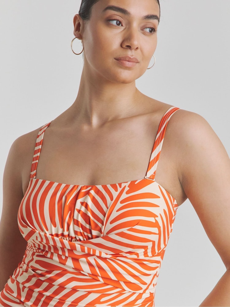 Oranžna - Kopalke z bandeau ovratnikom Simply Be Magisculpt - Slika 4 iz 4 Oranžna - Kopalke z bandeau ovratnikom Simply Be Magisculpt - Slika 4 iz 4