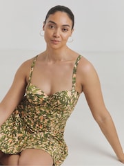 Simply Be Green Magisculpt Underwired Swimdress - Image 4 of 4