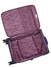 IT Luggage Blue Glimmering Expandable Suitcase Set with TSA Lock 3 Piece - Image 7 of 9