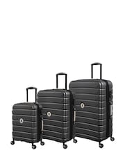 IT Luggage Grey Divert Expandable Suitcase Set with TSA Lock 3 Piece - Image 2 of 8